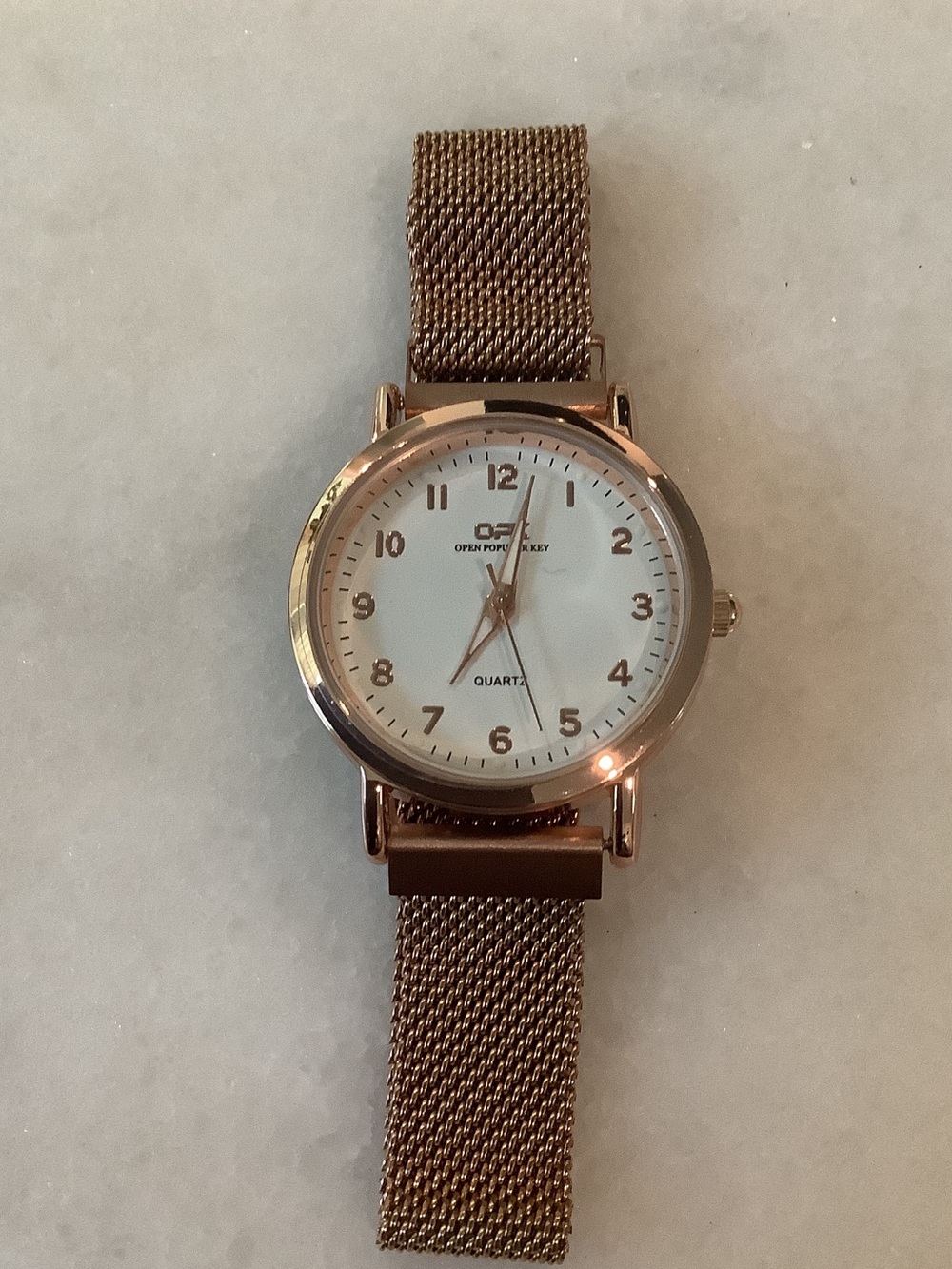 OPK Rose Gold Mesh Women's Watch, Brand New